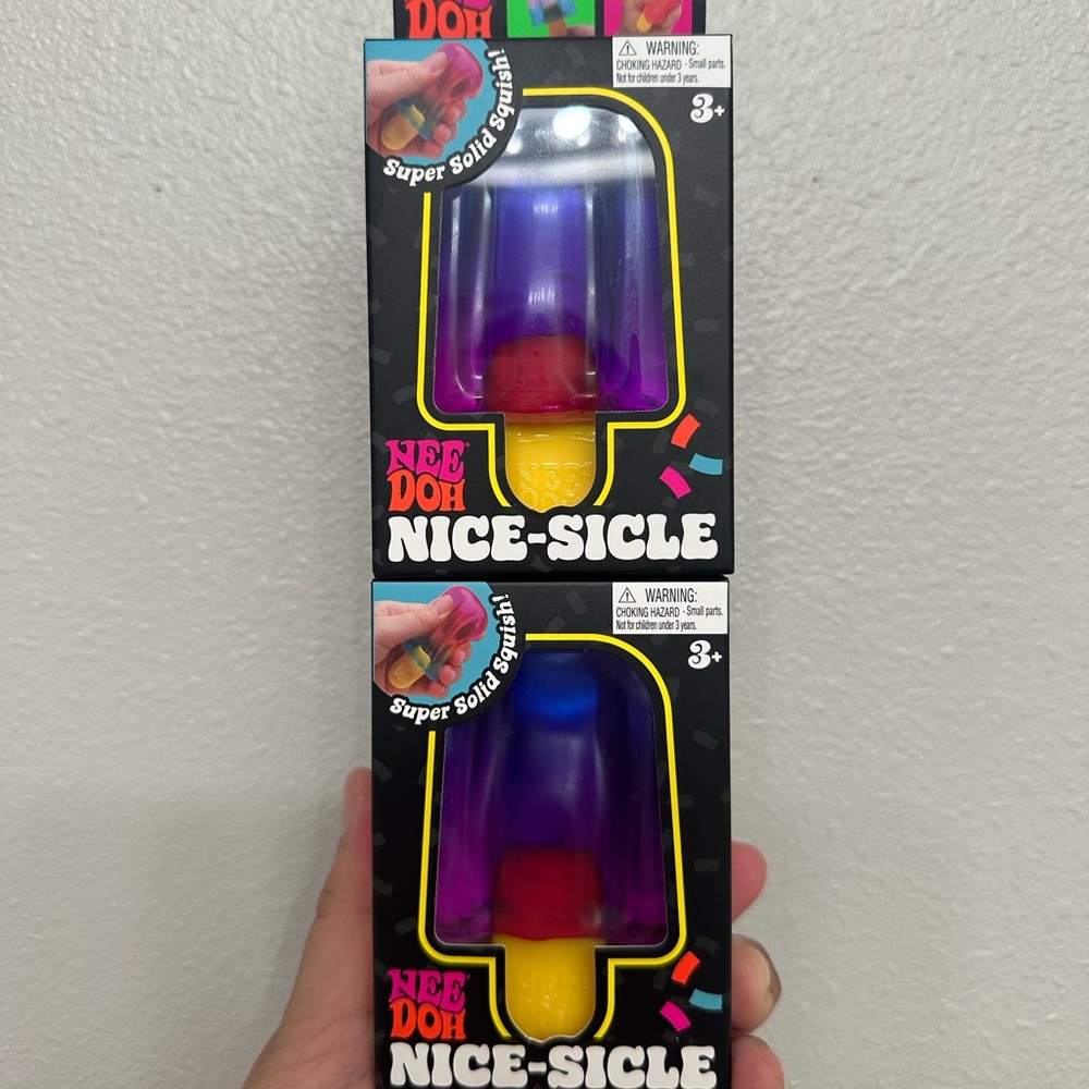 NeeDoh Nice-Sicle Popsicle Bundle (2) : Purple BRAND NEW FAST SHIPPING!!!